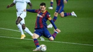 バルサがメッシの2G1Aの活躍もあり久保フル出場のヘタフェを撃破