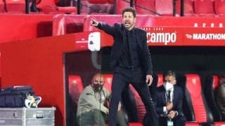 ウエスカ戦完勝で首位キープのアトレティコ、シメオネ監督「今は次の試合のことだけを考えている」