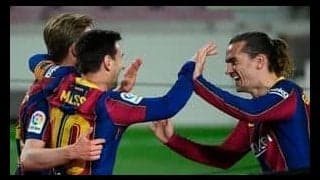 今季初ハットトリック目前も、メッシはグリーズマンにPK譲る配慮を忘れず