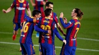 ハットトリックのチャンスも関係なし、グリーズマンにPK譲ったメッシに称賛「真のキャプテン」