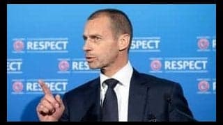UEFA会長チェフェリン、レアル・マドリー対チェルシーを中止すると脅す