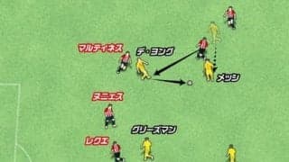 メッシ得意の崩しのパターン。らしさが凝縮されていたファインゴール