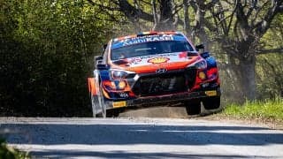 WRCクロアチア：初日首位はヒュンダイのヌービル。勝田は9番手、新井はリタイア
