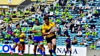 【トップリーグ】サントリーが圧倒！　開始1分バレットのトライ皮切りに計12トライ、76-31でNEC撃破