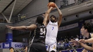 三河との2度の延長戦を制した島根…ビュフォードがトリプルダブルを達成