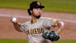 【MLB】足に当たりそうな球で空振り…　ダルビッシュのスライダーは「吐き気がするほど凄い」