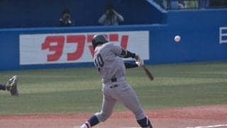 【野球】主将・福井の一打が決め手となり勝利を掴む 明大①