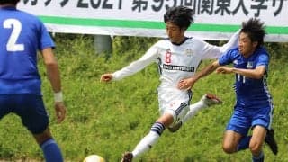 [男子サッカー]後半に怒涛の３得点で東海大に勝利！