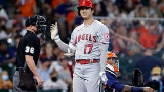 【MLB】大谷翔平も不服の表情…　“誤審”での見逃し三振にファン要望「ロボット審判を」