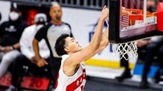 ラプターズがキャブスに快勝、渡邊はFG成功率100パーセントで9得点