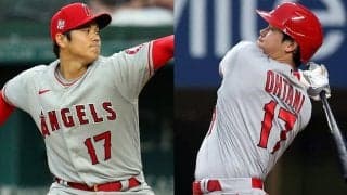 【MLB】大谷翔平、100年＆50年ぶりのW快挙　本塁打トップで先発登板＋ア投手で2安打3得点