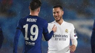 古巣との一戦を振り返るレアルMFアザール「友人と対戦するのはいつだって良いこと」