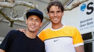 ネイマールの息子がナダルにメッセージをもらって大興奮