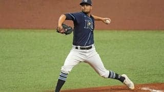 【MLB】163キロで横滑り　レイズ左腕“逃げる速球”に米ファン驚愕「何の魔術？」「打てない」