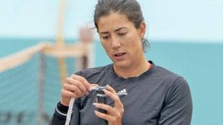 ムグルザ、太ももが回復せず欠場を決断。「どうしても出場したかった」と思いを告白 [マドリード・オープン]