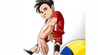 バレー全日本男子・西田有志の似顔絵の描き方。スパイクのシーンをカッコよく！