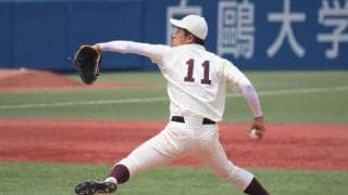 エース徳山復活へ　４安打完封で法大・三浦との投手戦を制す／法大１回戦