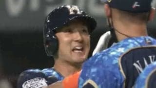 「0割でヒーローになる男」　ハム杉谷、“助言”守ったサヨナラ押し出しにナイン興奮