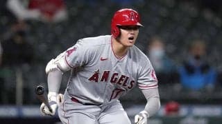 【MLB】大谷翔平の8号弾は「やっぱStupid power」　スロー映像にネット騒然「バットの先で…」