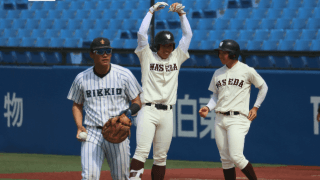 主将・丸山に適時打生まれるも･･･　痛恨の逆転負けで、優勝遠のく／立大２回戦