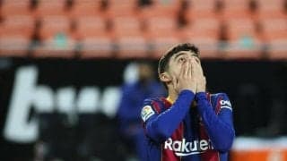 前節休養のペドリ バレンシア戦で先発復帰...2度の決定機を活かせず