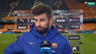 ピケ 苦労したバレンシア戦を振り返る「楽な試合はない」「苦しんだ」