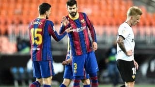 逆転の優勝を見据えるバルサDFピケ、次節へ意気込む「来週末には僕たちが首位に」