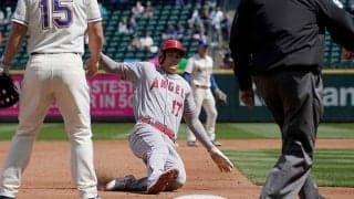 大谷翔平、MLB平均超える“快足二盗＆三盗”にファン興奮「速すぎ！TVゲームみたい」