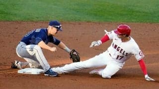 【MLB】大谷翔平、死球関係なし“三塁強襲二塁打”に米記者「最高の超常現象」「実に速い」