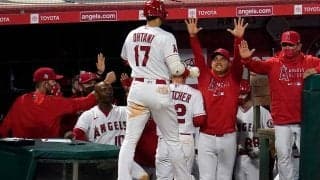 【MLB】大谷翔平、メジャートップタイ豪快9号2ラン　先発登板回避も8度目マルチ、エ軍惜敗