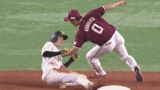 「なんでこんな悠々セーフなん？」　鷹・周東の“速すぎ”2盗塁＆美技連発