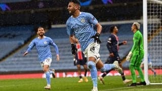 マフレズ2発で完勝のシティが初のファイナル進出!　ムバッペ欠場のPSGは2戦連続退場者出して今季も悲願達成ならず…《CL》