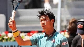 ＜一問一答＞錦織圭、ミスが増えた第1セットから立ち直って逆転勝利! 「後半はすごく良かったですね」[マドリード・オープン]