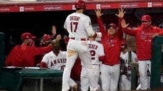 【MLB】大谷翔平、ベンチ前で“充実のドヤ顔”　130m弾直後の1枚に米反響「偉大な二刀流」