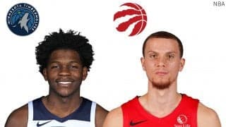 4月の月間最優秀新人賞はアンソニー・エドワーズ（ウルブズ）とマラカイ・フリン（ラプターズ）