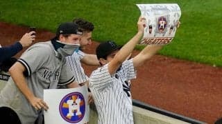 【MLB】アストロズ揶揄のゴミ箱没収　ヤ軍ファン同士のやり取りが「面白い」「爆笑」と米話題