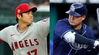 【MLB】大谷翔平、3戦ぶり先発の筒香嘉智とメジャー初対決　投打同時出場せずに投球に専念