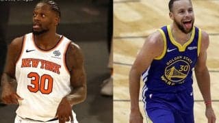 ジュリアス・ランドルとステフィン・カリーが4月の月間最優秀選手賞に選出