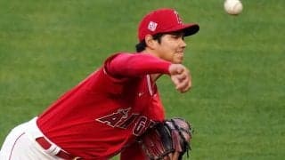 【MLB】大谷翔平、筒香嘉智とのメジャー初対決は力のない左飛　155キロ剛速球で押し切る