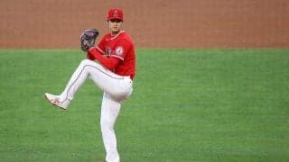 【MLB】大谷翔平、視界から消える“急降下スプリット”で奪三振　米記者驚愕「地面に落ちた」