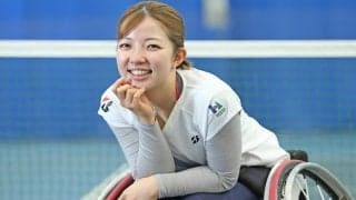 東京パラリンピック車いすテニス代表・田中愛美選手インタビュー、パラリンピックに向けて「元気で練習できています」