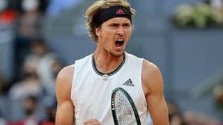  ズベレフ8強 ナダルと激突へ 