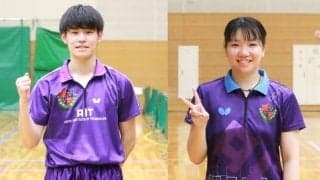愛工大が全4種目で表彰台を独占　横谷は単複2冠＜卓球・東海学生卓球新人大会＞