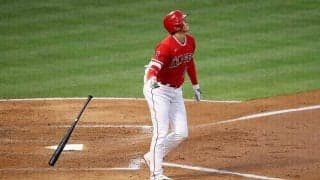 【MLB】大谷翔平、登板翌日の130m10号弾に米記者仰天「昨日の先発投手が…」「54本ペース」