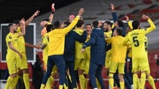 ビジャレアルの選手たちの歓喜爆発！ クラブ史上初の決勝進出で偉業達成