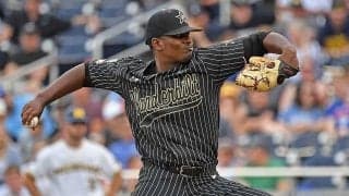 1イニング4Kの衝撃　MLBドラ1候補、逸材大学生の快投に米驚愕「待って、何これ？」