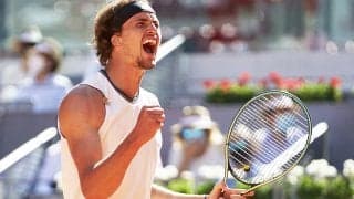 ナダル敗れる!!　ズベレフがストレート勝利で準決勝進出を決める[マドリード・オープン]