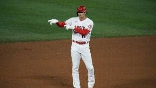 【MLB】大谷翔平は「スーパーヒューマンだ！」　バットの先で捉えた“フェン直二塁打”に敵地驚愕