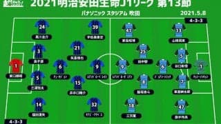 【J1注目プレビュー|第13節:G大阪vs川崎F】そろそろ目を覚ましたいG大阪、川崎Fは連続無敗記録まであと「2」