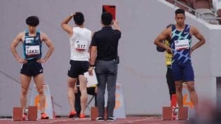 桐生祥秀、100m予選でフライング失格　合図直後は両手膝にガックリ…ガトリンと戦えず